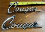1969-1970 Mercury Cougar XR7 Aluminum Quarter Panel Emblems C9WB-65291B62-A. Fixed Price $79.99.