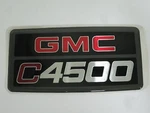 New Oem Gmc Topkick C4500 Emblem Badge Decal 7" X 3-1/2". Fixed Price $10.95.