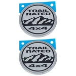 2019 Jeep Wrangler Jl (2) Gray Trail Rated Fender Emblem Badge Nameplate Mopar. Fixed Price $166.60.