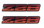 Oer Reproduction Red Rocker Panel Emblem Set 1982-1984 Chevrolet Camaro Z28. Fixed Price $138.98.