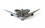 Oem Reo Truck Hood Emblem 1961-1966 Crown 1/8 27710 Y 8.5" Point. Fixed Price $185.00.