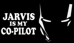 Jarvis My Co-pilot & Iron Man Helmet Two White Vinyl Decals Car Truck Windows. Fixed Price $6.98.