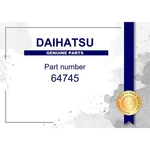 Genuine Daihatsu Rear Combination Lamp Service Cover Right - Multi# Set 64745. Fixed Price $61.48.