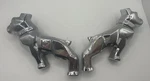 Vintage Mack Trucks Bulldog Left & Right Cab Side Emblem Silver Tone New Old Sto. Fixed Price $139.99.