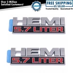 Mopar 5.7L Hemi Fender Emblem Pair For Dodge. Fixed Price $223.61.