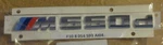 Bmw Brand Oem Genuine European Model F10 ///M550D Emblem Badge New. Fixed Price $99.70.