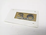 Genuine Volkswagen Nameplate 3C0-853-675-G-739. Fixed Price $34.74.