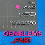2005-2011 Volvo V50 T5 Awd Oem Chrome Rear Hatch Trunk Deck Factory Emblem Set. Fixed Price $18.99.
