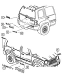 Genuine Mopar Decal 55156604AD. Fixed Price $100.28.