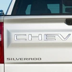 Gm 19419884 2019-2026 Silverado Tailgate Letter Kit Polished Stainless Steel Oem. Fixed Price $124.98.