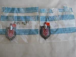 Nos Chevy Monte Carlo 1981-1984 Pillar * 1985-1988 Roof Knight Crest Emblem SET2. Fixed Price $200.00.