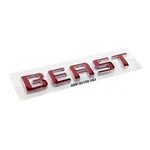 2PC Red Beast Emblem Badge Fits Chevy Silverado F150 Truck Car Universal Decal. Fixed Price $18.99.