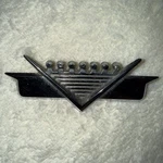 1959 Cadillac Interior Emblem Trim Badge 4759954 Part. Fixed Price $72.00.
