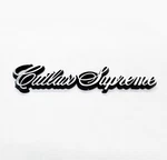 1984-88 Cutlass Supreme Sail Panel Script Emblem 3M Adhesive Each Gm # 20085597. Fixed Price $49.95.