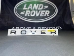 Genuine Range Rover Sport Rear Gloss Black Name Plate LR062323. Fixed Price $140.26.