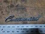 1974 1975 Ford Lincoln Continental Script Emblem D5VB-65291B63-AA. Fixed Price $31.47.