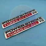 2PC For 2005-2010 Power Stroke Turbo Diesel V8 Door Fender Emblem Badge Chrome. Fixed Price $24.99.