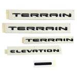 2025-2026 Gmc Terrain Elevation Gloss Black Emblem Package 26618384 Set Of Oem. Fixed Price $143.98.