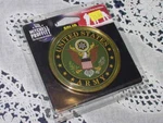 Mitchell Proffitt United States Army Crest Round AC-03 Gold Auto Emblem 3.15 In. Fixed Price $14.95.