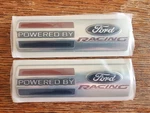 Powered By Ford Racing Fender Emblem Badges (pair) Mustang F150 Raptor Bronco +. Fixed Price $119.99.