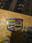 Cadillac Crest Badge Emblem Logo Oem 2010 Hood Black North Star. Fixed Price $35.00.