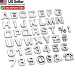 Lamoutor 43PC 3D Chrome Car Emblem Letters Numbers Badge Sticker Diy From Usa. Fixed Price $14.88.