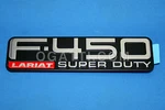 New Oem Emblem Ford F-450 Lariat Super Duty XC3Z-16720-AA. Fixed Price $106.16.