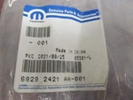 Nos Oem Genuine Jeep Compass Front Rh Door Nameplate Emblem Blackred 68292421AA. Fixed Price $64.99.