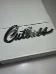1968 Oldsmobile Cutlass Trunk Lid Emblem 7791576, Excellent Original. Fixed Price $90.98.