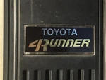 Two Toyota 4RUNNER 84 85 86 87 88 Pillar Vent Emblem Badge Overlay 2PC Sticker. Fixed Price $29.95.