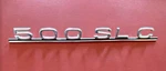 Mercedes-benz Rear Lid Model Badge 500SLC 107-817-10-15 For Mbz 80-81. Fixed Price $195.95.