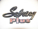 1971 1972 Plymouth Satellite Sebring Plus Emblem Oem #3612863. Fixed Price $69.96.