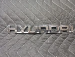 Genuine Hyundai Rear Trunk Lid Chrome Emblem Logo Badge. Fixed Price $12.00.