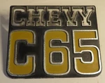 Chevrolet Chevy Big Truck 50 60 65 Emblem 692915 Flat Bed Dump Nice Part. Fixed Price $59.97.