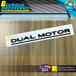 Dual Motor Emblem For Tesla Model 3 Y X Matte Black Rear Trunk Lid Badge Logo. Fixed Price $19.99.