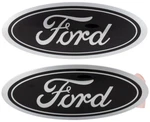Oem New 22-24 Ford Expedition Front & Rear Emblem Kit Black Pack Oval Badge Pair. Fixed Price $134.72.
