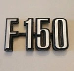 1973-1979 Ford "F150" Metal Fender Emblem As Removed P/n D5TB-16702-AA. Fixed Price $11.99.