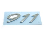 Porsche Emblem "911" Chrome Script Logo Genuine 99155923102. Fixed Price $79.00.