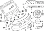 Genuine Bmw Insert 51-14-9-883-377. Fixed Price $56.42.