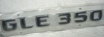 Mercedes Benz 1668172600 Model Plate Gle 350. Fixed Price $59.99.