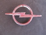 1960'S Opel Kadett Aluminum Lightning Bolt Emblem Ornament Nameplate Badge. Fixed Price $22.99.