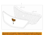 Gm Oem 19-23 XT4 Front Bumper Grille Components-emblem 23274137. Fixed Price $62.85.