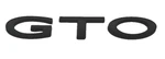 2004-2006 Pontiac Gto Rear Trunk Lid Emblem Letters Reproduction Black. Fixed Price $28.95.
