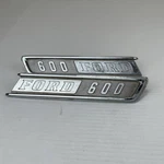 Oem Ford 1967 F600 Truck Hood Emblem Pair Tractor. Fixed Price $98.76.