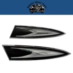 New Old Stock Quarter Panel Ornaments 1960 Plymouth Belvedere #1963316 & 1963317. Fixed Price $180.00.