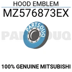 MZ576873EX Genuine Mitsubishi Hood Emblem. Fixed Price $98.87.