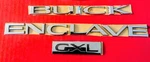 2008-12 Buick Enclave Cxl Emblem Badge Trunk Lettering (peel & Stick Adhesive). Fixed Price $28.88.