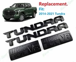 4PC Matte Black Door Tundra 5.7L I Force V8 Emblem Badge Toyota 2014-2021. Fixed Price $48.80.