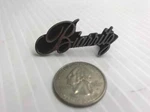 Cadillac 78 Biarritz Script Emblem 1612180. Fixed Price $14.00.