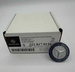 Chrome Blue Front Grille Badge Emblem For Mercedes-benz W205 W222 A2228170116. Fixed Price $24.99.